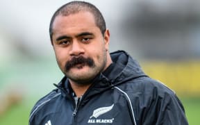 Karl Tu'inukuafe during the All Blacks training camp in Christchurch, New Zealand, 29th May, 2018.