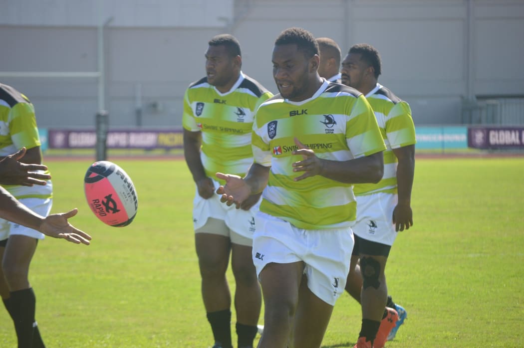 Fijian Latui players in training.