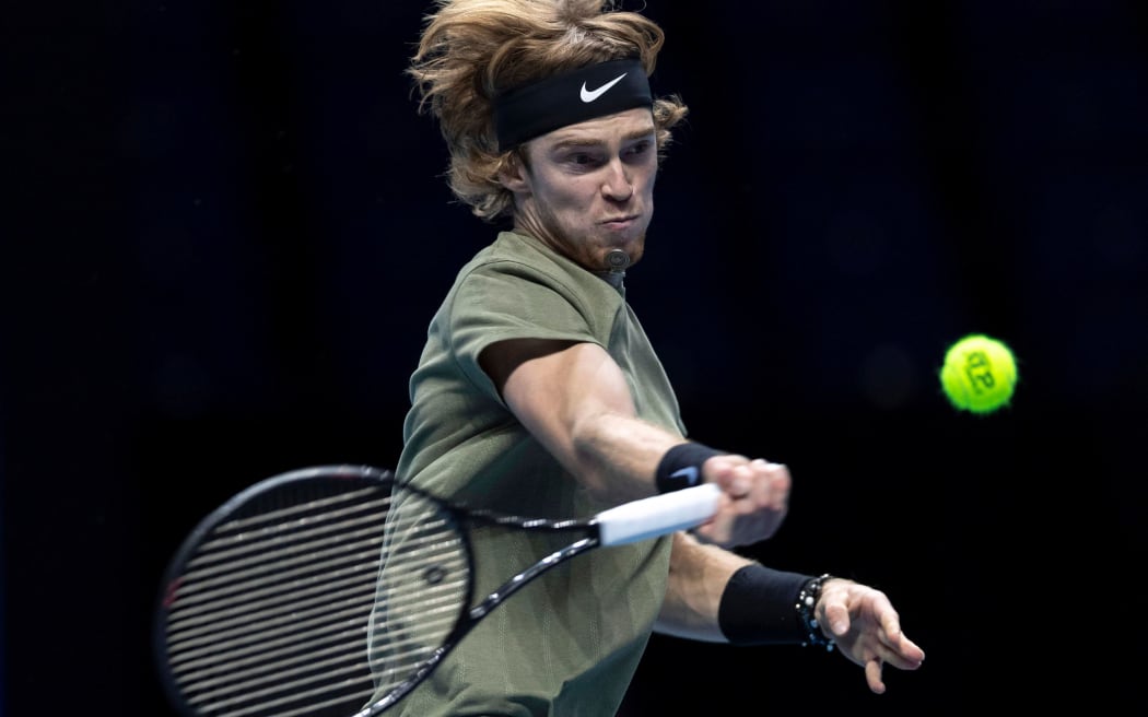 Russian tennis player Andrey Rublev.