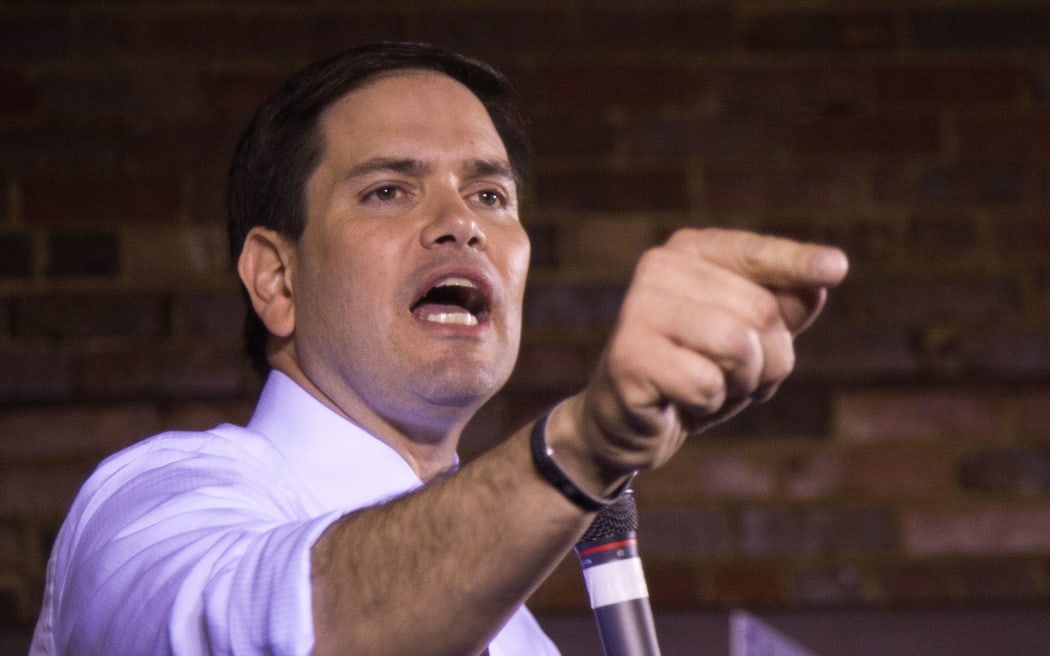 Republican US Presidential candidate Marco Rubio.