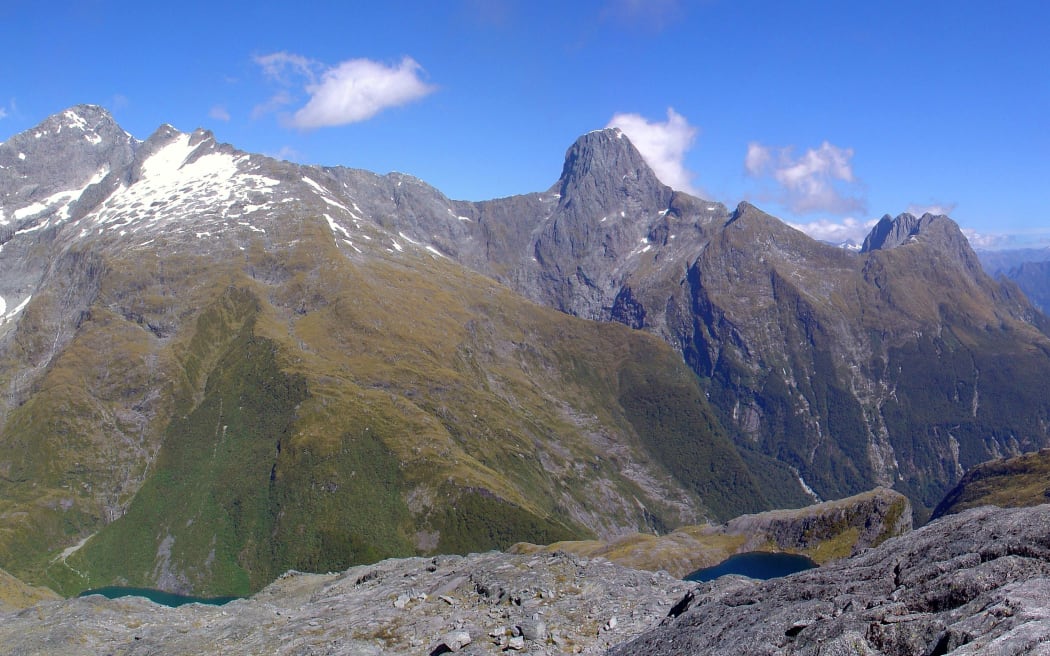 The Ngapunatoru Ice Plateau and Mt Grave from the Pembroke Wilderness Area.