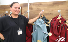 Nicola Te Kiri runs a small business in designwear, jewellery and lamps.