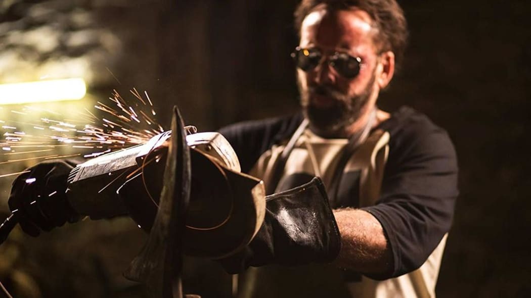 Nicholas Cage in Mandy.