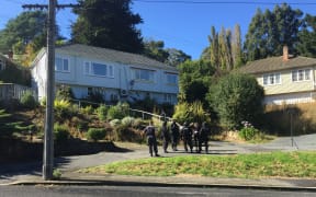 Police outside Dunedin location of interest