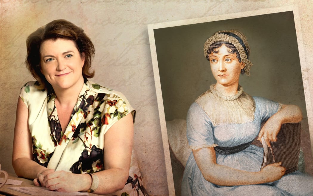 Caroline Jane Knight and her fifth great-aunt Jane Austen.