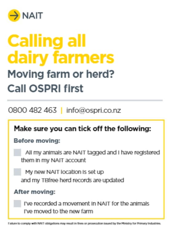 The colours are familiar but Mycoplasma Bovis - not Civid-19 - is the issue here.