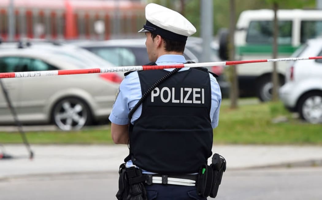 A German police officer.