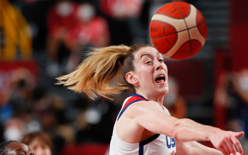 Breanna Stewart of USA during Final of Women's Basketball, Tokyo 2020 Olympic Games at Saitama Super Arena, Saitama, Japan on Sunday 8th August 2021.
Mandatory credit: @ Kenji Demura / www.photosport.nz