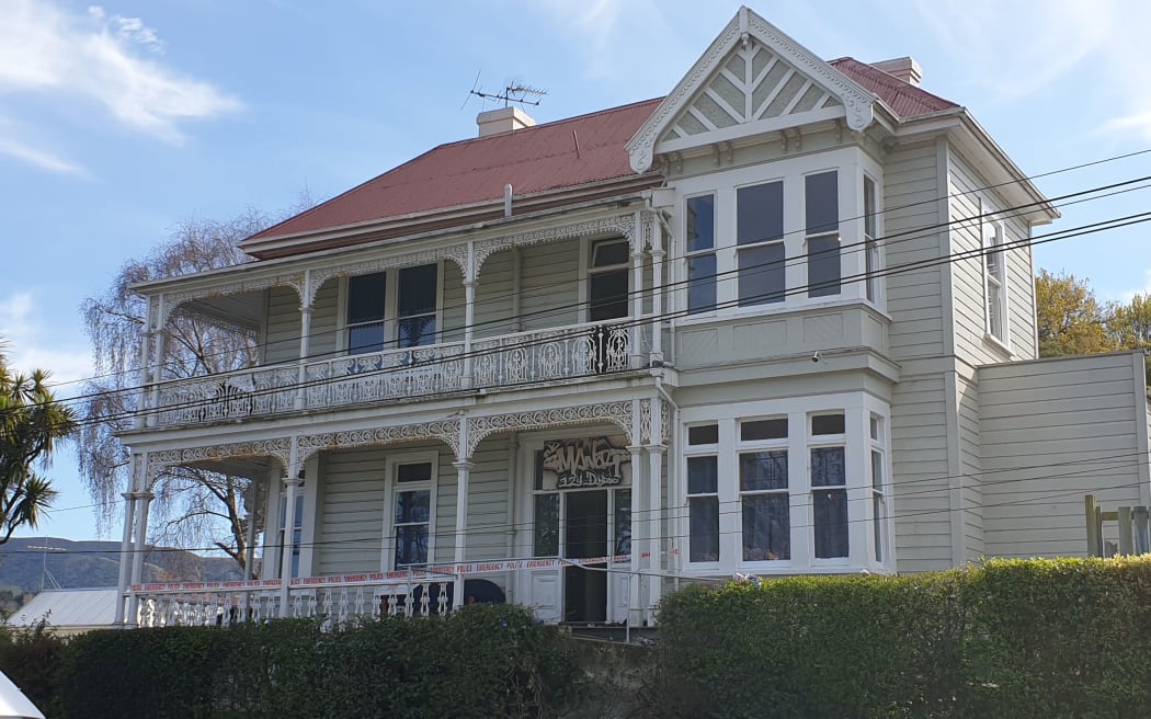 Party house where woman died in Dunedin