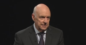 John Clarke as online news director 'Xavier Breth'