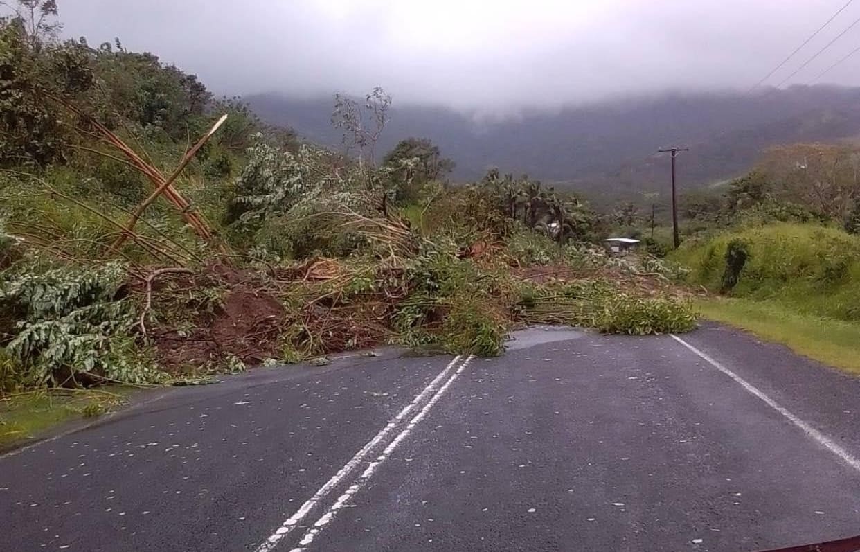 A landslide along the King's Road near Saivou District School in Ra Province has forced the closure of this part of the highway.
