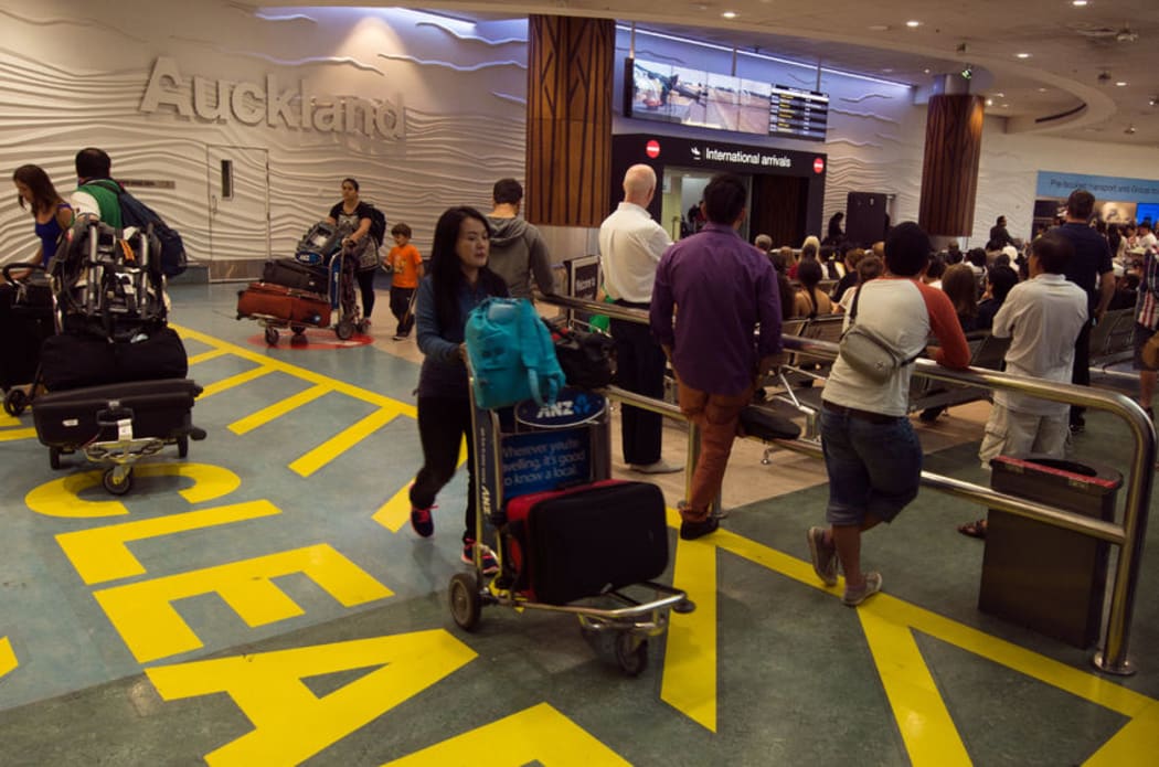 Auckland Airport arrivals