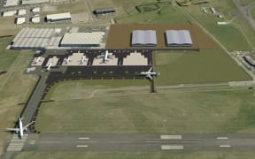 Christchurch Airport's plans to extend its freight aircraft apron.