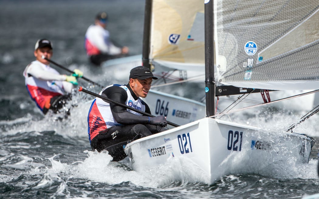 Andy Maloney in the Finn.