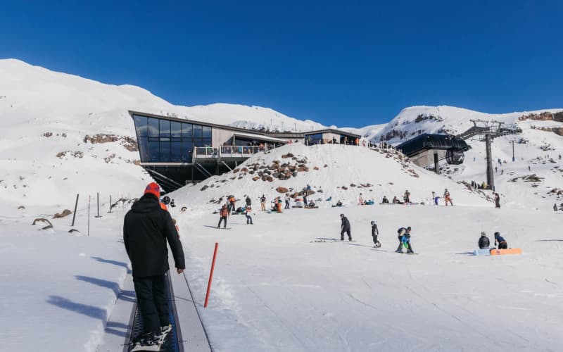 October at Whakapapa ski field, Mt Ruapehu.