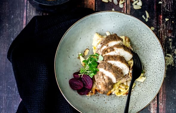 Muscle Fuel has added a 'Chirpy Cricket Chicken' option to their menu for a limited time.
