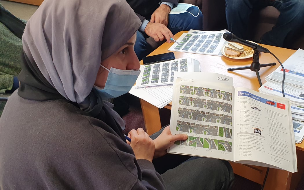 Rana Alkhalely in class