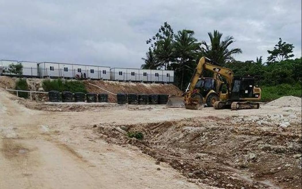 Contruction of at West Lorengau Haus is ongoing.