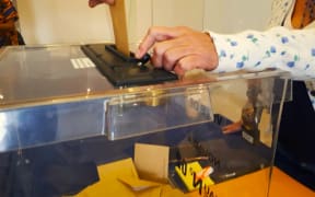 Noumea transparent ballot box
