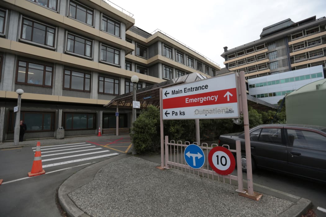 The main entrance of Christchurch Hospital