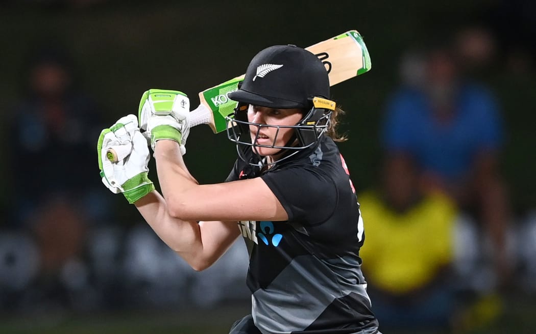 White Ferns batter Amy Satterthwaite.