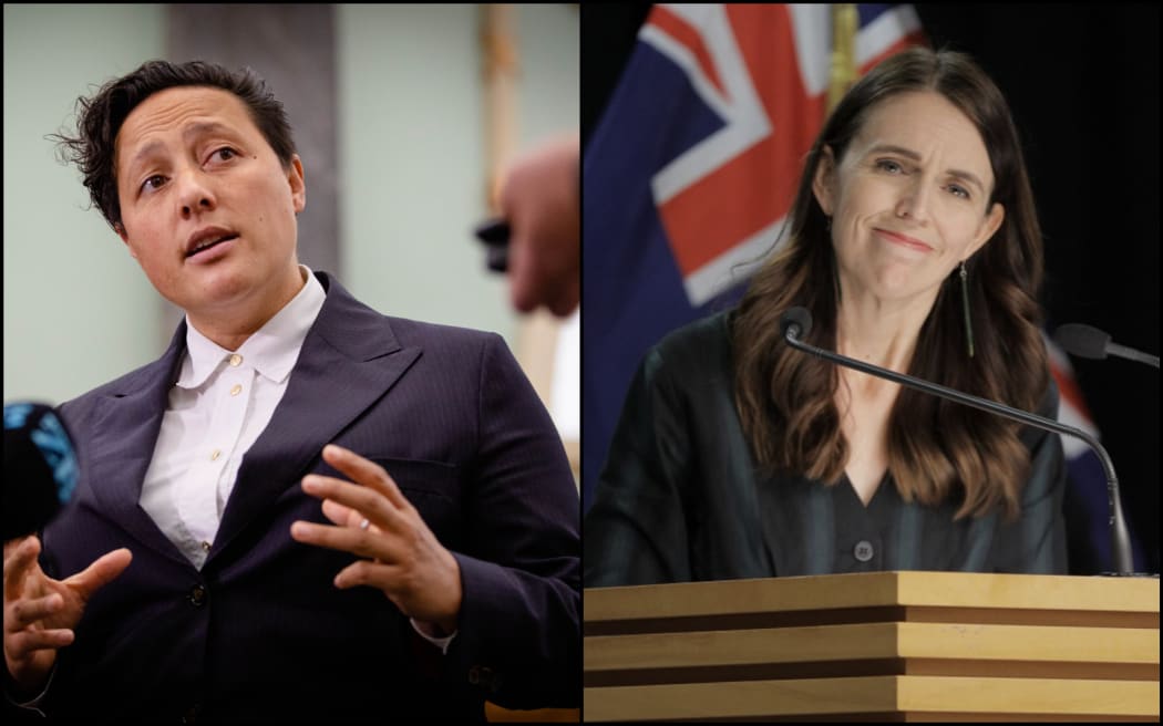 Prime Minister Jacinda Ardern and Justice Minister Kiri Allan.