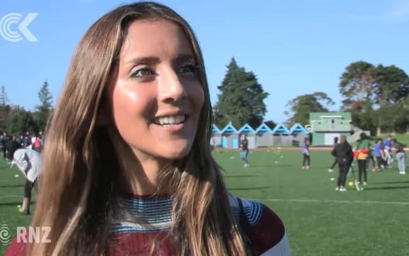 Refugees and Olympians play sport to recognise unique ‘days’