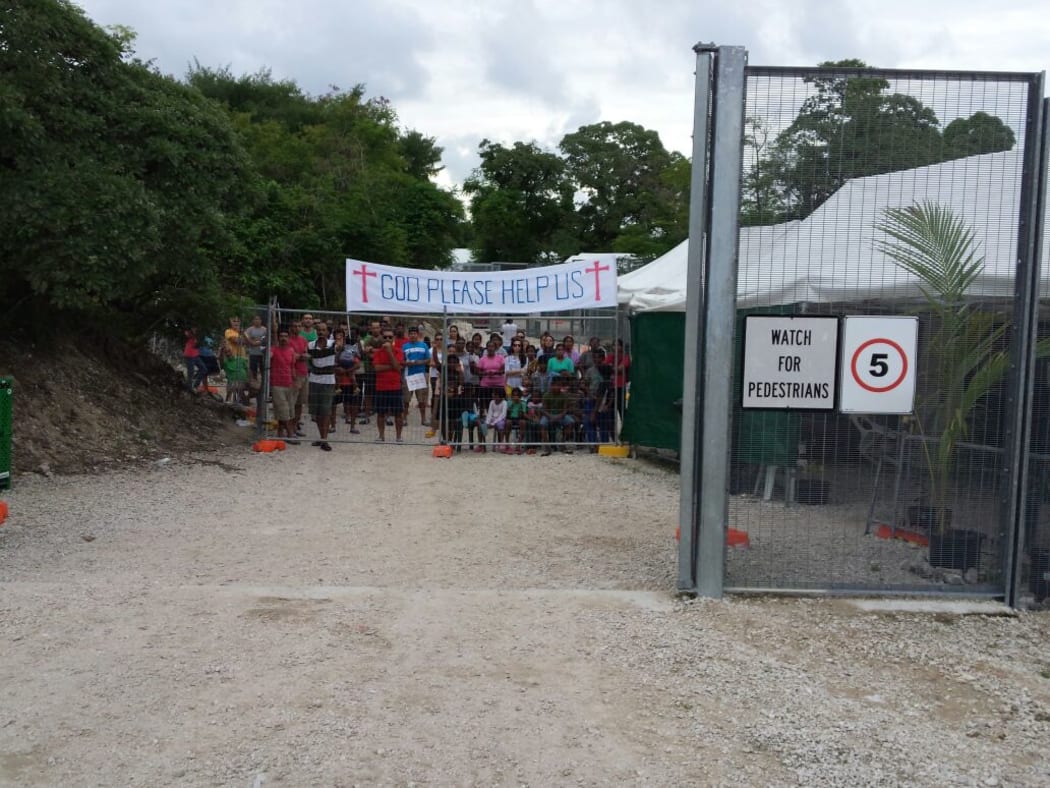 Protest on Nauru