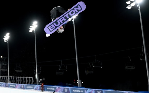 Cam Melville Ives of New Zealand during Snowboard Halfpipe Winter Olympic Games in Italy, 2026.