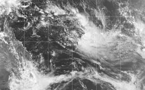 The system -- TD04F -- is currently about 350 kilometres west northwest of Nadi, on the main island of Viti Levu, and is moving southeast at about 12 km/h.