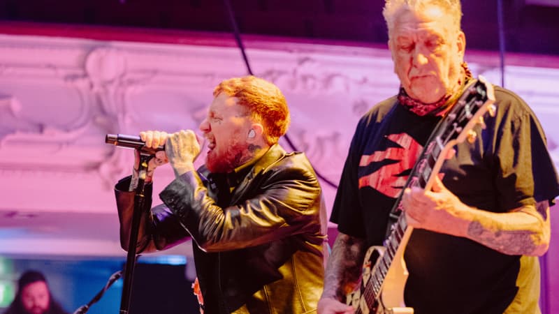 The Sex Pistols perform at Auckland Town Hall, March, 2025.