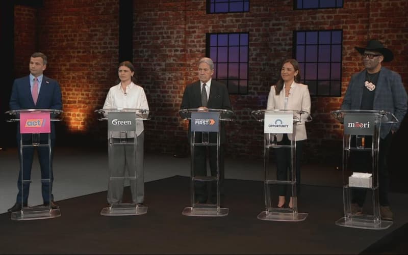 Winston Peters wins the airtime battle in first leaders debate, but who ...
