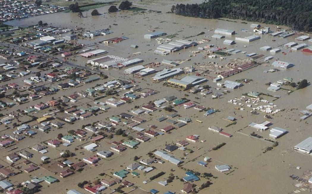 Prestonville and Grasmere in the 1984 flood.