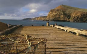 Wharf, Flowerpot, Pitt Island, Chatham Islands.