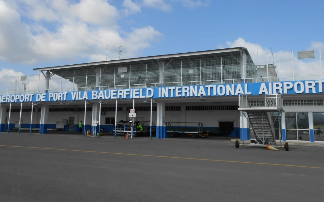 Vanuatu's main international airport Bauerfield at Port Vila