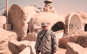 The late Robson Henry from the Micronesian island of Kosrae during his deployment with the US Army as part of the invasion of Iraq in 2003.