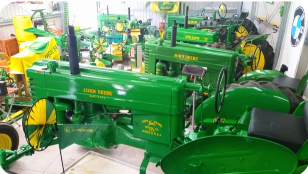 Waikato farmer Paul Devcich's tractor collection