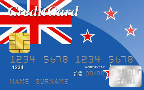 NZ flag on credit card
