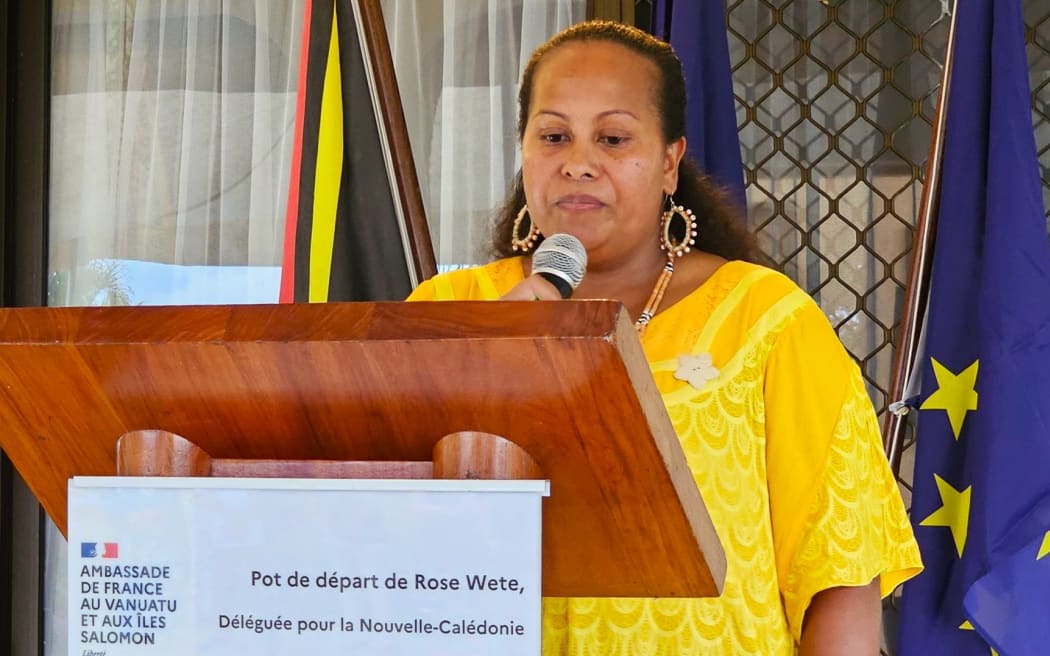 New Caledonia’s Rose Wete joins Pacific Islands Forum in Fiji.