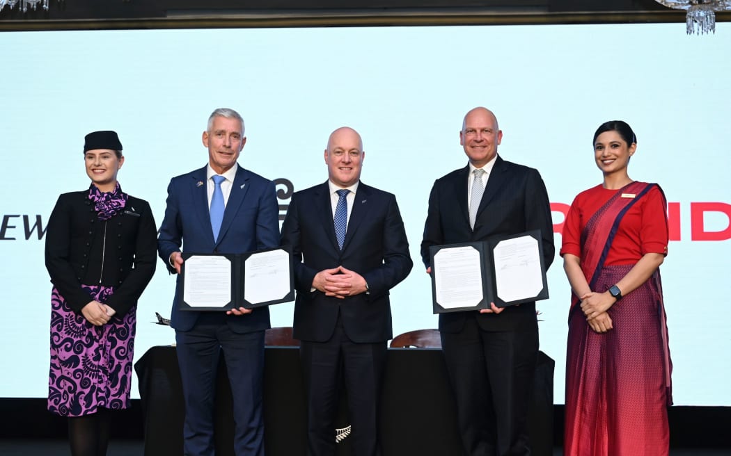 Air New Zealand and Air India today signed a Memorandum of Understanding (MoU) with the objective of boosting air connectivity between India and New Zealand on Wednesday in Mumbai.