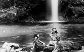 Still from silent film Moana, 1926