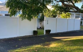 Sue's 1.8m fence.