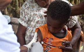 The World Health Organization says it has confirmed two polio infections in PNG. (Supplied: UNICEF/PNG/Chamber)
