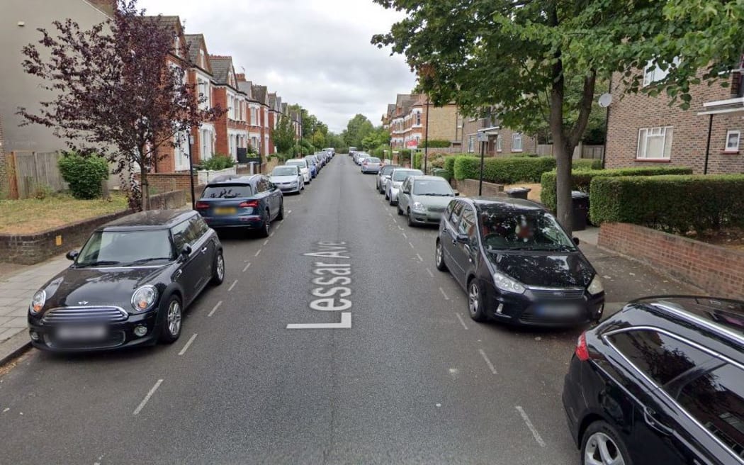 The attack with a 'corrosive substance' happened on Lessar Avenue, off Clapham Common, London.