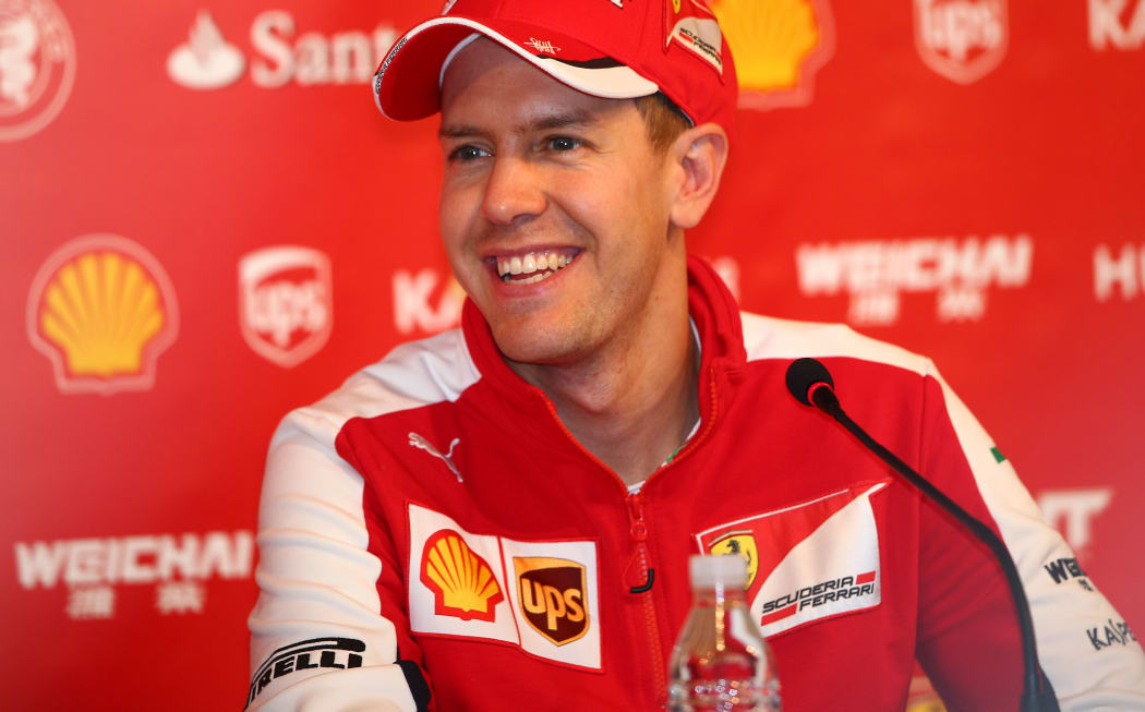 Ferrari driver Sebastian Vettel.