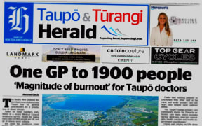 The Taupō & Tūrangi Herald edition last week - the day news broke that publisher NZME proposed to close it.