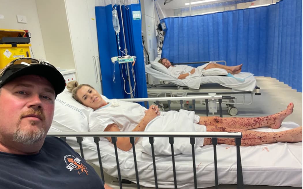 New Zealand survivors of a helicopter crash in Australia's Gold Coast continue their recovery in hospital. The couples are Edward and Marle Swart, and Riaan and Elmarie Steenberg.