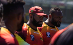 The PNG Hunters prepare for this weekend's game.