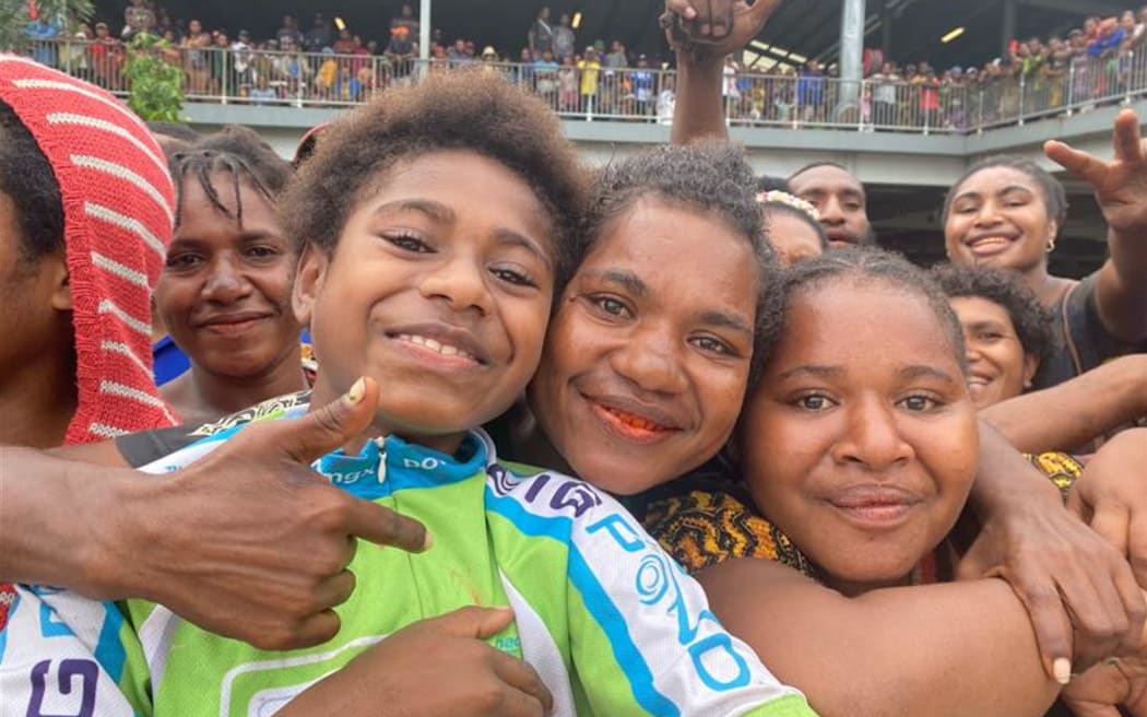 Women at PNG's Gordon's Market.