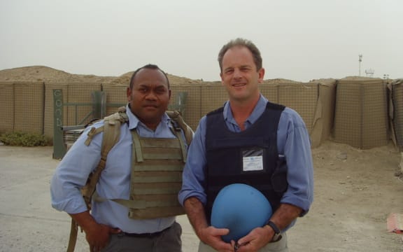 David Shearer in Iraq